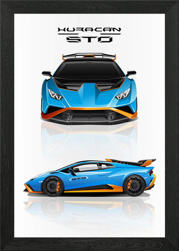 Lamborghini huracan sto framed - huracan,