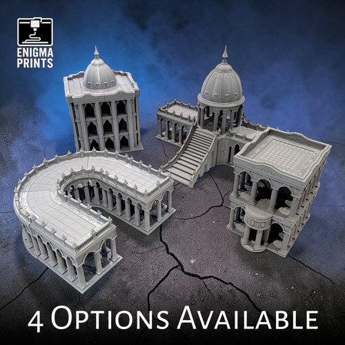 Ornate urban buildings - buildings, 28mm