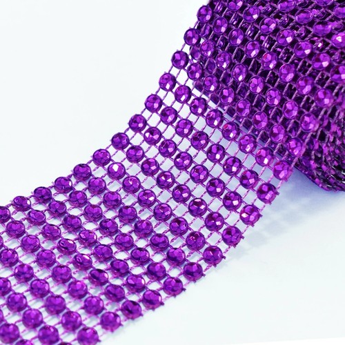 Diamante rhinestone bling mesh - rhinestone,