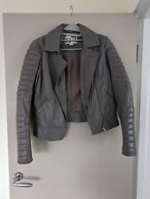 Reiss Ladies Grey Leather