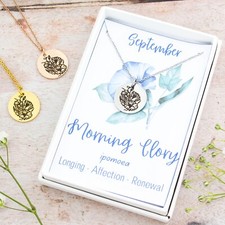Morning Glory Necklace -