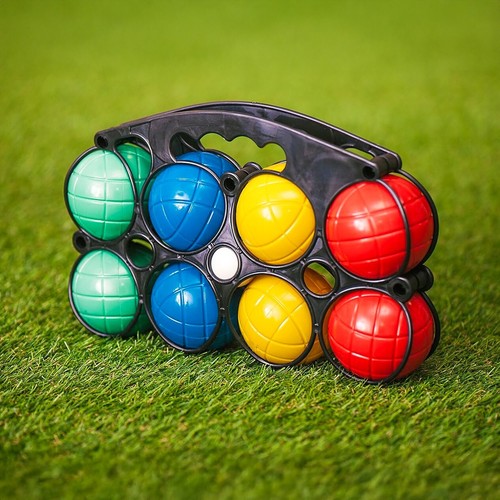 8pc plastic french boules - 8pc,