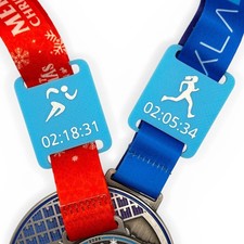Personalised Race Medal Time