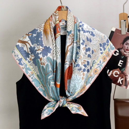 100 mulberry silk scarf - silk,