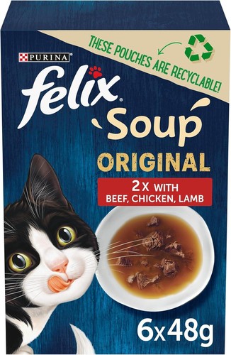 Felix wet cat food soup - wet,