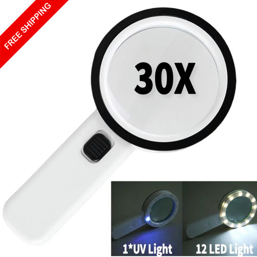 30x large handheld magnifying - 30x,