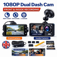 1080P Dual Dash Cam Front