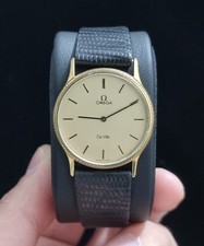 Omega De Ville 1970s Cal. 1365 Beautiful Gold Dial 191.0167 Gold Tone Mens Watch