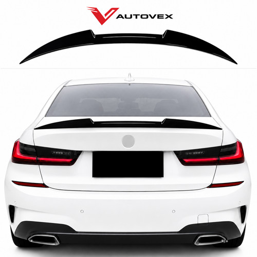 Abs gloss black rear roof - black,