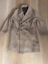 H&M Man Beige Double Breasted  Winter Coat Size XL  X-large