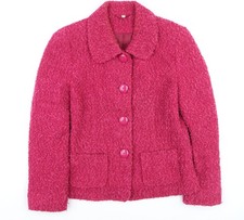 EWM Women's Pink Bouclé Wool