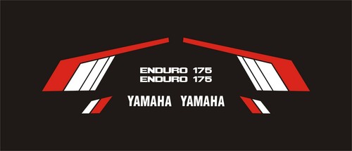 Yamaha dt175 1979 decal kit - mx,