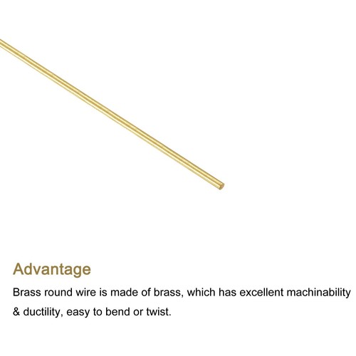Brass round wire - , (bare)