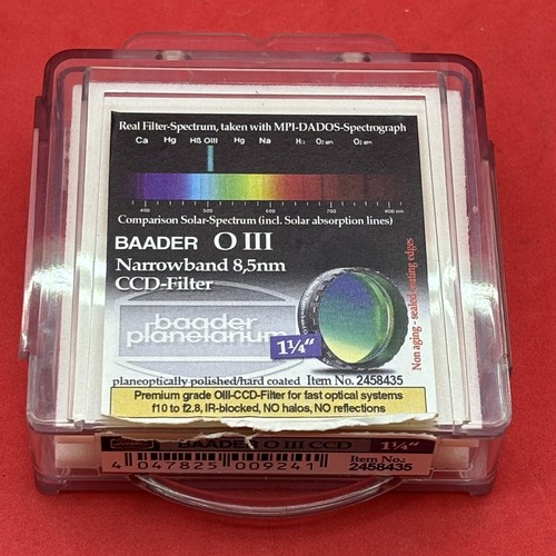 Baader oiii 5nm ccd filter - oiii,