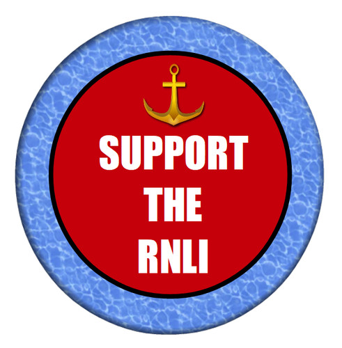 Support the rnli pinback - rnli,