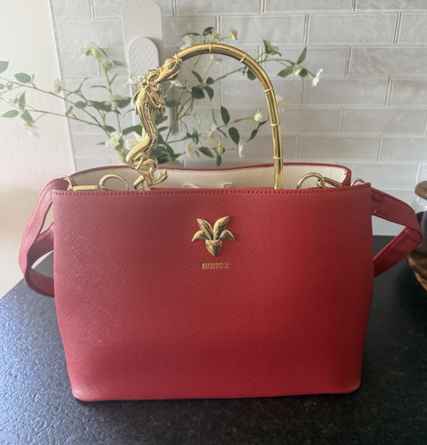 Disney mulan red handbag with - red,