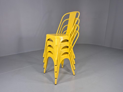 Yellow tolix stlye stacking - 4,