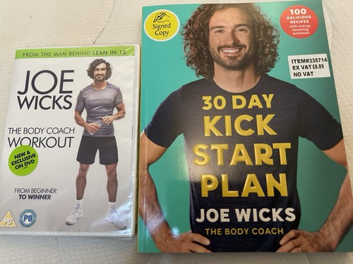 Joe wicks signed book - wicks, &