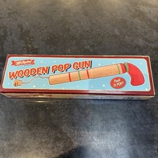 Wooden Pop Gun with cork bung