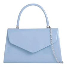 Women's Plain Patent Clutch
