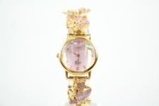 Kirks Folly Mother of Pearl Dial Gold Tone Watch Boxed Quartz Working