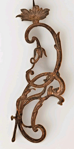 Huge antique pricket candle - pricket,