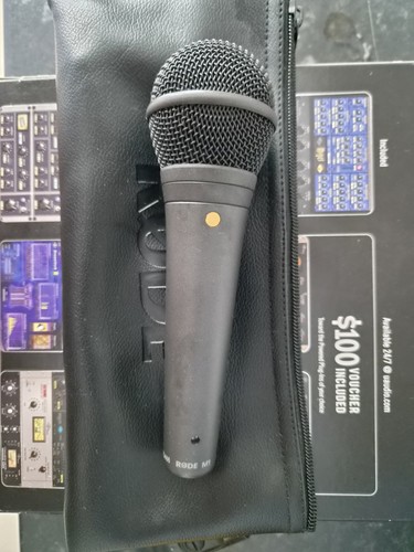 Rode hand held microphone - held,