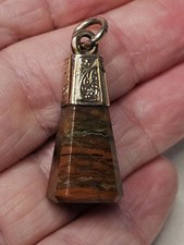 Antique 9ct Gold Top Jasper