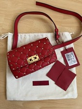 BNWT VALENTINO RED ROCKSTUD SPIKE WAIST BELT BAG SIZE 95CM