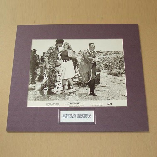 Stewart granger signed - granger,