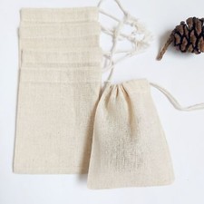 Small Cotton Drawstring Pouch