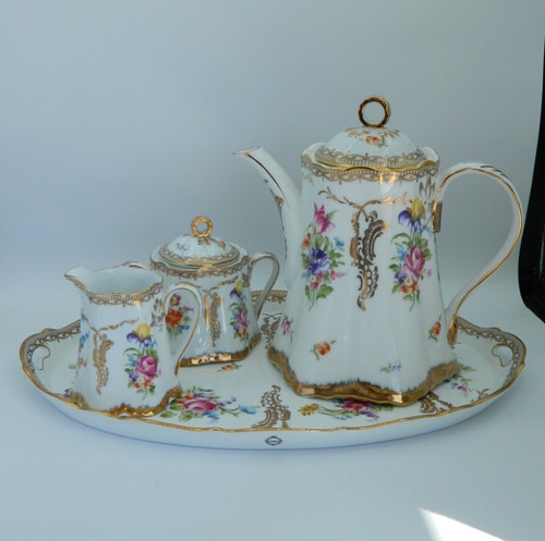 Limoges porcelain tea service - tea,