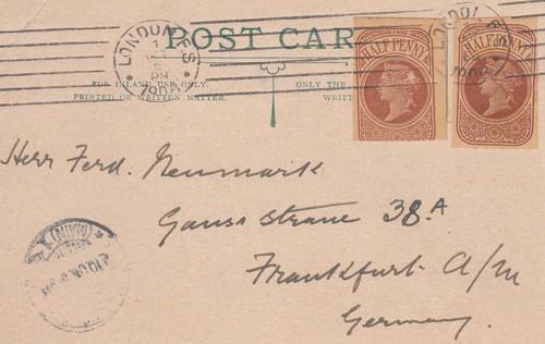 1908 london frankfurt - to,
