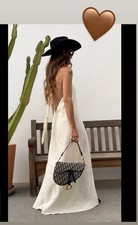 ZARA 100% Linen Midi Maxi