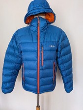 Rab Blue Orange Infinity Endurance Jacket QDN-39 Pertex Quantum Down Men's UK S