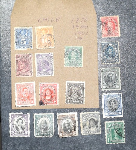 Chile stamps dates - , 1870