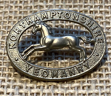 Northamptonshire Yeomanry Cap Badge GENUINE
