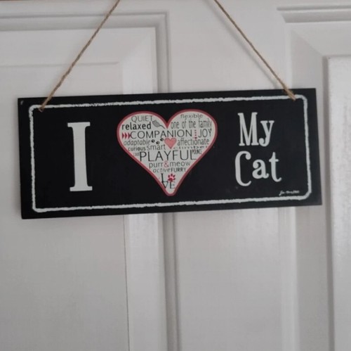 Love cat decorative - "i, my