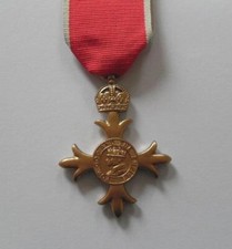 MEDALS - OBE. ORDER OF THE BRITISH EMPIRE MEDAL ( CIVILIAN ) - FULL SIZE.