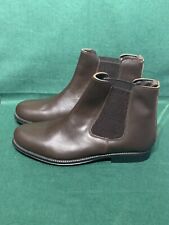 Clifford James mens brown leather chelsea boots Brand New (unworn) size 9