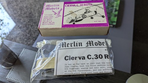 Merlin models cierva - models,