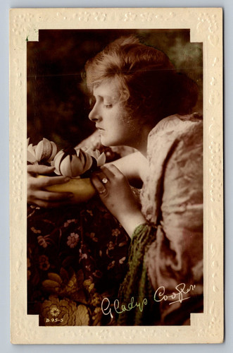 Postcard edwardian actress - -,
