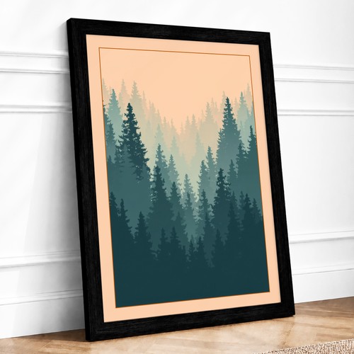 Layered forest landscape - layered,