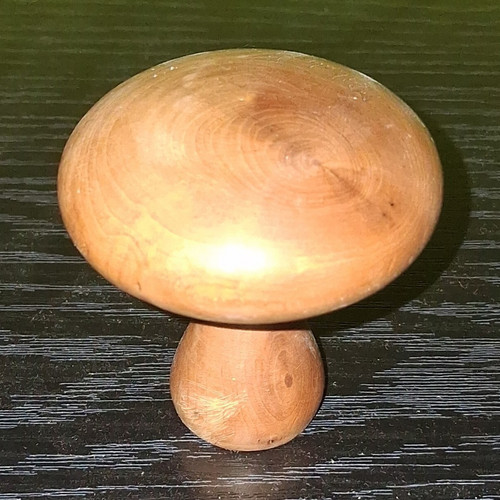 Wooden carved mushroom - wooden,