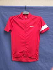 RAPHA  Red Cycling Jersey  Shirt Adults  Quick Dry Size Med 