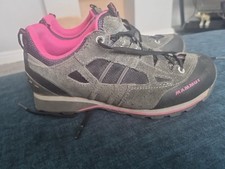 Mammut Raichle Redburn Pro Walking Shoes Size 4 Grey Pink Hiking Vgc
