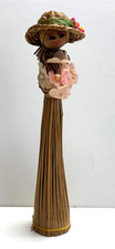 Vintage straw doll - doll, art