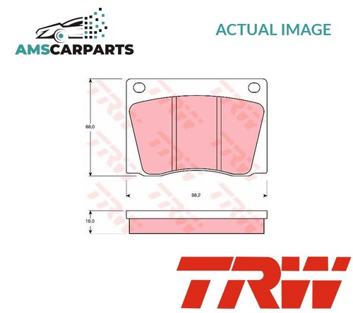 Brake pads set - pads, braking