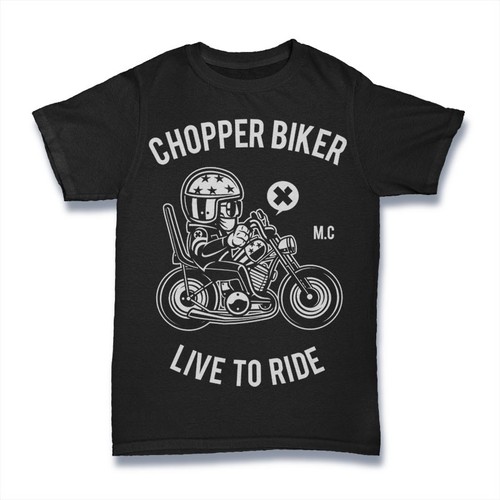 Mens biker shirt vintage - biker,
