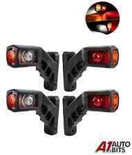 4x Stalk Side Marker Led Lights Lamps White Red Amber 12v Trailer Truck Caravan